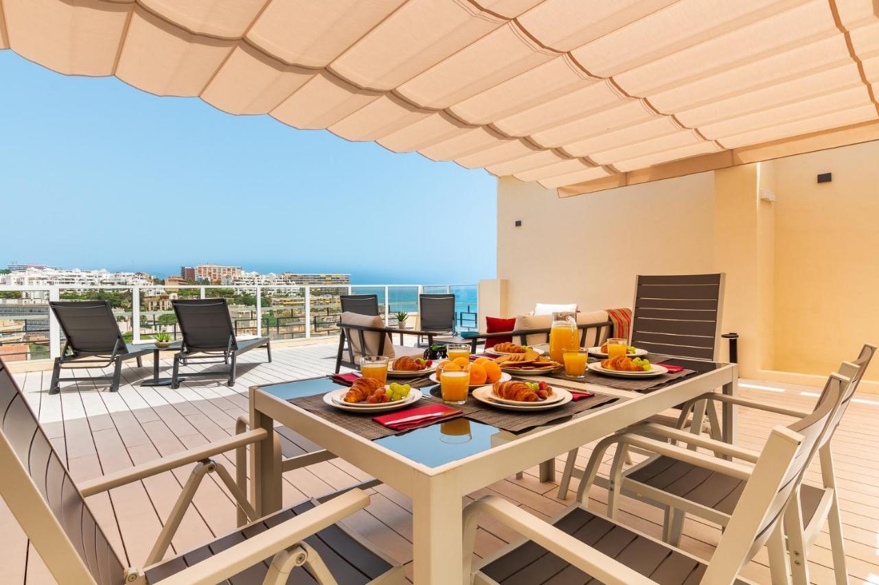 Crystalline View'S Of Carihuela - 3 Bedrooms Penthouse Torremolinos Kültér fotó