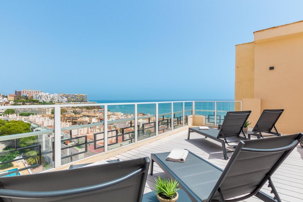 Crystalline View'S Of Carihuela - 3 Bedrooms Penthouse Torremolinos Kültér fotó